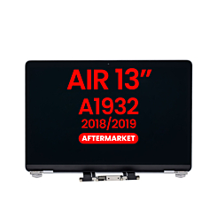 LCD Assembly (SILVER) (Aftermarket) for MacBook Air 13" Retina (A1932 / Late 2018 / Early 2019)