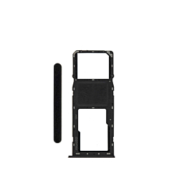 Buy the Single Sim Card Tray for Galaxy A21 A215 2020 Cosmic Gray.
