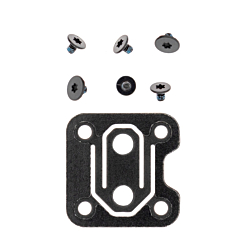Power Button Screws (Torx T3) (1 Bracket + 6 Screws) for MacBook Pro 13" with Touch Bar (A1706 / A1708 / A1989 / A2159 / A2289 / A2251 / A1707 / A1990 / Late 2016 to Mid 2020)