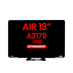 LCD Assembly (SPACE GRAY) (NO LOGO) (Aftermarket) for MacBook Air 13" Retina (A2179 / Early 2020)