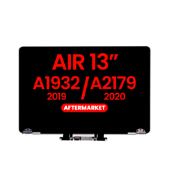 LCD Assembly (SPACE GRAY) (NO LOGO) (Aftermarket) for MacBook Air 13" Retina (A1932 / Mid 2019) (A2179 / Early 2020)
