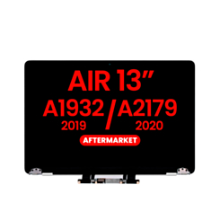 LCD Assembly (SILVER) (NO LOGO) (Aftermarket) for MacBook Air 13" Retina (A1932 / Mid 2019) (A2179 / Early 2020)