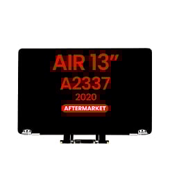 LCD Assembly (SILVER) (NO LOGO) (Aftermarket) for MacBook Air 13" Retina (A2337 / Late 2020) (M1)