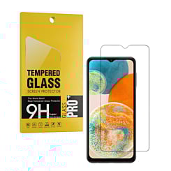Purchase the Clear Tempered Glass for Galaxy A23 5G A236 2022, 2.5D single piece.
