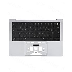 Top Case with US Keyboard (SILVER) for MacBook Pro 14" (A2442 / Late 2021) / Pro 14" (A2779/ Early 2023)