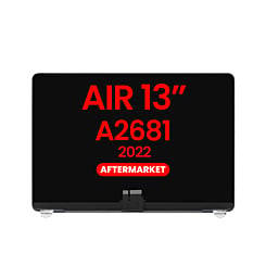 LCD Assembly (MIDNIGHT) (NO LOGO) (Aftermarket) for MacBook Air 13" (A2681 / Mid 2022)