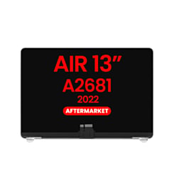 MacBook Air 13" (A2681 / Mid 2022) Lcd Assembly (SILVER) (Aftermarket)