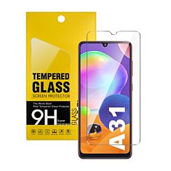 Shop the Clear Tempered Glass for Galaxy A31 A315, Case Friendly, 2.5D, 1 piece.
