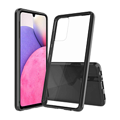 Galaxy A33 Hybrid Case with Air Cushion Technology - BLACK (Only Ground Shipping)