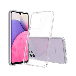 Galaxy A33 Hybrid Case with Air Cushion Technology - CLEAR (Only Ground Shipping)