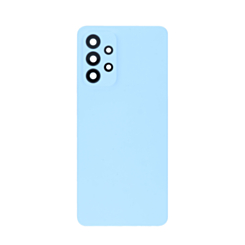 Back Glass with Camera Lens and Adhesive for Galaxy A33 5G (A336 / 2022) (NO LOGO) (BLUE)