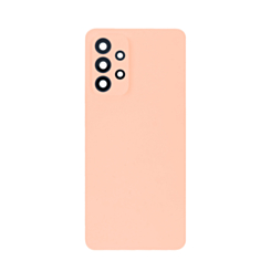 Back Glass with Camera Lens and Adhesive for Galaxy A33 5G (A336 / 2022) (NO LOGO) (PEACH)