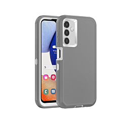 Heavy Duty Case for Galaxy A34 5G (DARK GRAY & WHITE) (Only Ground Shipping)