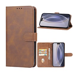 Leather Wallet Case - BROWN for Galaxy A42 5G (Only Ground Shipping)