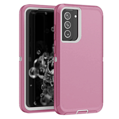Heavy Duty Case for Galaxy A51 (LIGHT PINK & WHITE) (Only Ground Shipping)