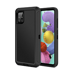 Heavy Duty Case for Galaxy A51 5G (BLACK) (Only Ground Shipping)