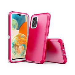 Heavy Duty Case for A54 5G (HOT PINK & WHITE) (Only Ground Shipping)