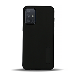 Galaxy A51 Dual Layer Protective Case - BLACK (Only Ground Shipping)