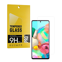 Purchase the 2.5D clear tempered glass, one piece, for the Galaxy A71.