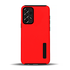 Galaxy A73 5G Dual Layer Protection Case Cover - RED (Only Ground Shipping)
