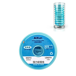 AiXun 2mm WIdth Efficient Tin Removal Soldering Wick for PCB Welding Repair (10Pcs)