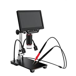 AiXun DM21 5-528X 7-inch HD Display Digital Measurement Microscope with Multimeter Function (Only Ground Shipping)