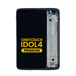 LCD Assembly with Frame (BLACK) for Alcatel OneTouch Idol 4 (6055U / 6055P) (Premium)