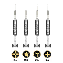 AMAOE 2D Precision Screwdriver Aluminum Drill - 4 Pcs Set (Only Ground Shipping)