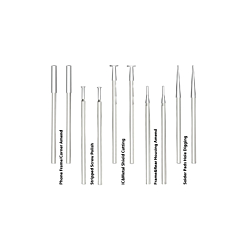 AMAOE Replacement Tips for Polish Drill Pen Set (11 Pcs)
