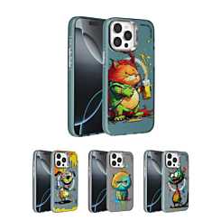 Animal Graffiti Design Wireless Charging Case for iPhone 12 / 12 Pro (Only Ground Shipping)