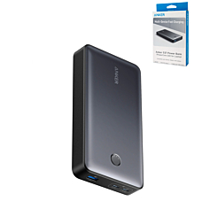 Anker 537 Powercore Power Bank (24000 mAh / 65W) (BLACK) (Only Ground Shipping)