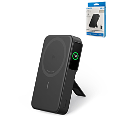 Anker Mag-Go Power Bank w/ Stand (10000 mAh / 27W) (BLACK) (Only Ground Shipping)