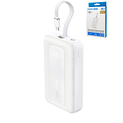 Anker Zolo Power Bank w/ Built-in USB-C & L Cables - (BLACK) (10000 mAh / 30W) (Only Ground Shipping)