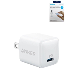 Anker Powerport PD Nano High Speed USB-C Fast Wall Adapter (20W) (WHITE) (Only Ground Shipping)
