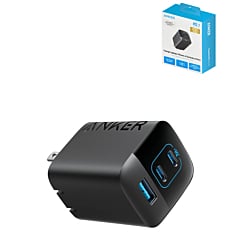 Anker 336 Prime 3 Port Gan Wall Adapter 2x USB C+A (67W) (BLACK) (Only Ground Shipping)