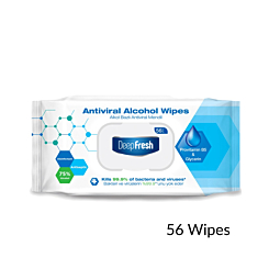 Antiviral u Alcohol Large Wipes (56 Wipes) (ONLY GROUND SHIPPING)