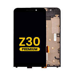 LCD Assembly with Frame for BlackBerry Z30 (BLACK) (Premium)