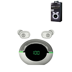 PowerTune True Wireless Earbuds - WHITE (Only Ground Shipping)