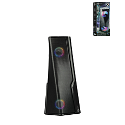 10W Bluetooth Angled Speaker with FM Radio - BLACK (Only Ground Shipping)