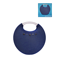 BICONIC Bluetooth Fabric Wireless Speaker - NAVY BLUE (Only Ground Shipping)