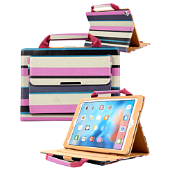 Smart Work Bag Style Case - MIX COLOR PINK for iPad Mini 1 / 2 / 3 / 4 / 5 (Only Ground Shipping)