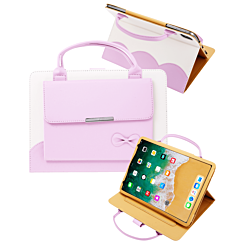 Smart Work Bag Style Case - RIBBON PINK for iPad Mini 1 / 2 / 3 / 4 / 5 (Only Ground Shipping)