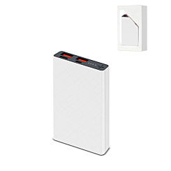 Brookstone Ultra Slim Magsafe Rapid Power Bank - (WHITE) (5000 mAh) (Only Ground Shipping)