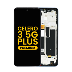LCD Assembly with Frame for Boost Mobile Celero 3 5G Plus (BLUE) (Premium)