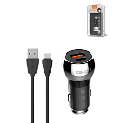 LDNIO C1 Dual Car Charger with USB A-C Charging Cable (3ft) (36W) (Only Ground Shipping)
