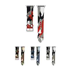 Camo Design Silicone Soft Band iWatch (42/44/45mm) (Only Ground Shipping)
