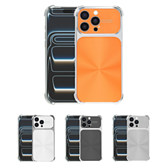 CD-Pattern Electroplated Four Corner Shockproof Case for iPhone 16 Pro Max (Only Ground Shipping)