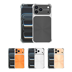 CD-Pattern Electroplated Four Corner Shockproof Case for iPhone 17 Pro (Only Ground Shipping)