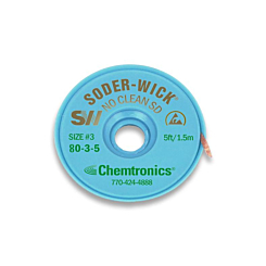 Chemtronics SW18035 Solder Wick (2mm Wide : 1.5m Long)