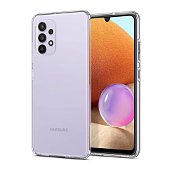 Galaxy A32 4G Hybrid Case with Air Cushion Technology - CLEAR (Only Ground Shipping)